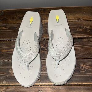 Volatile Island Platform Wedge Sandal- Size 9